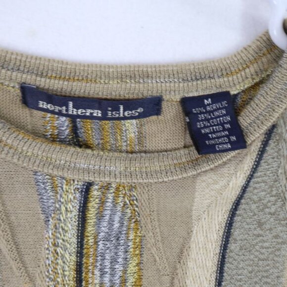 Vintage Northern Isles Sweater Mens Medium Long Sleeve - Picture 3 of 7